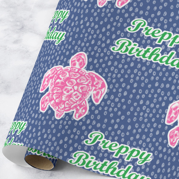 Custom Preppy Wrapping Paper Roll - Large - Matte (Personalized)