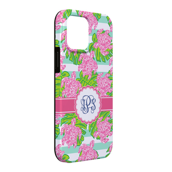 Custom Preppy iPhone Case - Rubber Lined - iPhone 13 Pro Max (Personalized)