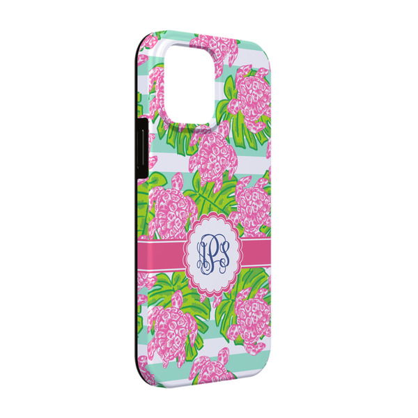 Custom Preppy iPhone Case - Rubber Lined - iPhone 13 Pro (Personalized)