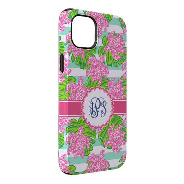 Custom Preppy iPhone Case - Rubber Lined - iPhone 14 Plus (Personalized)