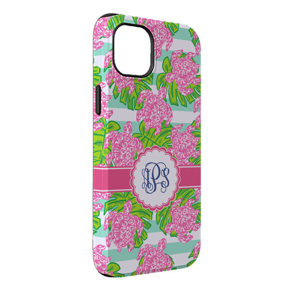 Custom Preppy iPhone Case - Rubber Lined - iPhone 14 Pro Max (Personalized)