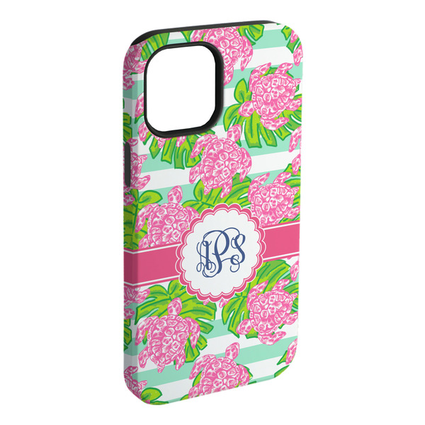 Custom Preppy iPhone Case - Rubber Lined - iPhone 15 Plus (Personalized)