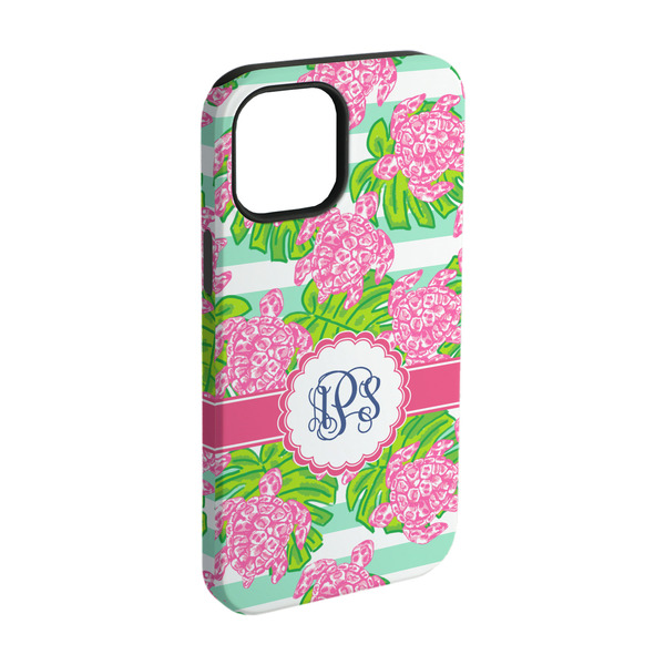 Custom Preppy iPhone Case - Rubber Lined - iPhone 15 Pro (Personalized)