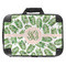 Tropical Leaves 18" Laptop Briefcase - FRONT