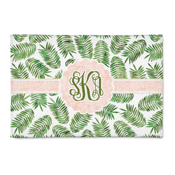 Tropical Leaves 2' x 3' Patio Rug (Personalized)