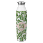 Tropical Leaves 20oz Stainless Steel Water Bottle - Full Print (Personalized)