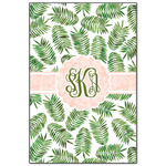 Tropical Leaves Wood Print - 20x30 (Personalized)