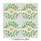 Tropical Leaves 4" Multipurpose Round Labels - Sheet