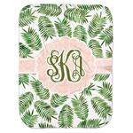 Tropical Leaves Baby Swaddling Blanket (Personalized)