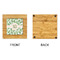 Tropical Leaves Bamboo Trivet with 6" Tile - APPROVAL