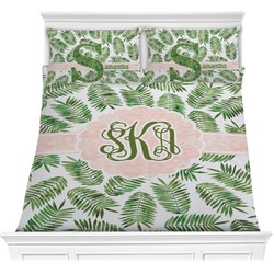 Tropical Leaves Comforter Set - Full / Queen (Personalized)