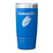 Tropical Leaves Blue Polar Camel Tumbler - 20oz - Single Sided - Approval