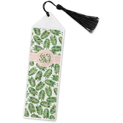 Tropical Leaves Book Mark w/Tassel (Personalized)