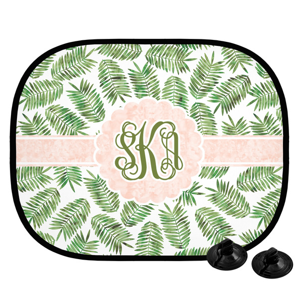 Custom Tropical Leaves Car Side Window Sun Shade (Personalized)