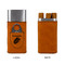 Tropical Leaves Cigar Case with Cutter - Single Sided - Approval