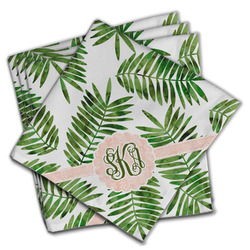 Tropical Leaves Cloth Napkins (Set of 4) (Personalized)