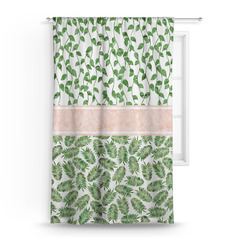 Tropical Leaves Curtain Panel - Custom Size (Personalized)