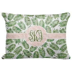Tropical Leaves Decorative Baby Pillowcase - 16"x12" (Personalized)