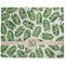 Tropical Leaves Dog Food Mat - Large without Bowls