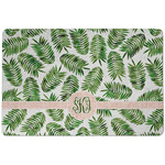 Tropical Leaves Dog Food Mat w/ Monogram