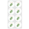 Tropical Leaves Drink Topper - Medium - Set of 12