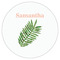 Tropical Leaves Drink Topper - XSmall - Single