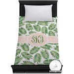 Tropical Leaves Duvet Cover - Twin (Personalized)