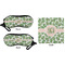 Tropical Leaves Eyeglass Case & Cloth (Approval)