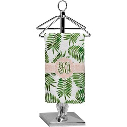 Tropical Leaves Finger Tip Towel - Full Print (Personalized)