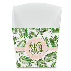 Tropical Leaves French Fry Favor Boxes (Personalized)