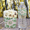 Tropical Leaves French Fry Favor Box - w/ Water Bottle