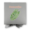 Tropical Leaves Gift Boxes with Magnetic Lid - Silver - Approval