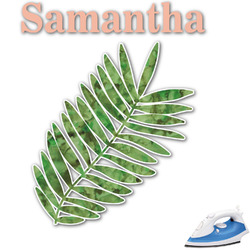 Tropical Leaves Graphic Iron On Transfer - Up to 15"x15" (Personalized)