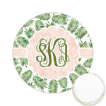 Tropical Leaves Printed Cookie Topper - 2.15" (Personalized)