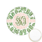 Tropical Leaves Printed Cookie Topper - 1.25" (Personalized)