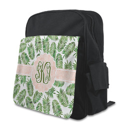 Tropical Leaves Preschool Backpack (Personalized)