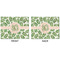 Tropical Leaves Linen Placemat - APPROVAL (double sided)