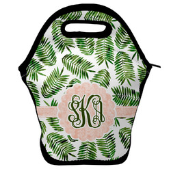 Tropical Leaves Lunch Bag w/ Monogram