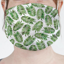 Tropical Leaves Face Mask Cover
