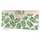 Tropical Leaves Microfiber Dish Rag - FOLDED (half)