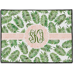 Tropical Leaves Door Mat (Personalized)