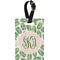 Tropical Leaves Personalized Rectangular Luggage Tag