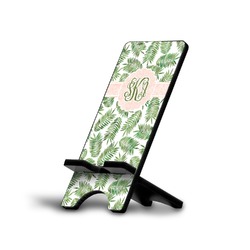 Tropical Leaves Cell Phone Stand (Small) (Personalized)