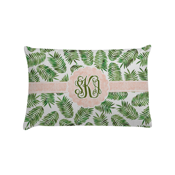 Custom Tropical Leaves Pillow Case - Standard (Personalized)