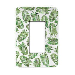 Tropical Leaves Rocker Style Light Switch Cover