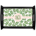 Tropical Leaves Wooden Tray (Personalized)