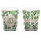 Tropical Leaves Shot Glass - White - APPROVAL