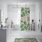 Tropical Leaves Shower Curtain - 70"x83"