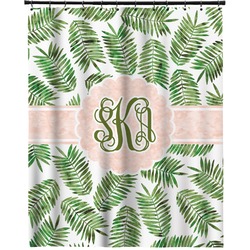 Tropical Leaves Extra Long Shower Curtain - 70"x84" (Personalized)