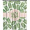 Tropical Leaves Shower Curtain 70x90